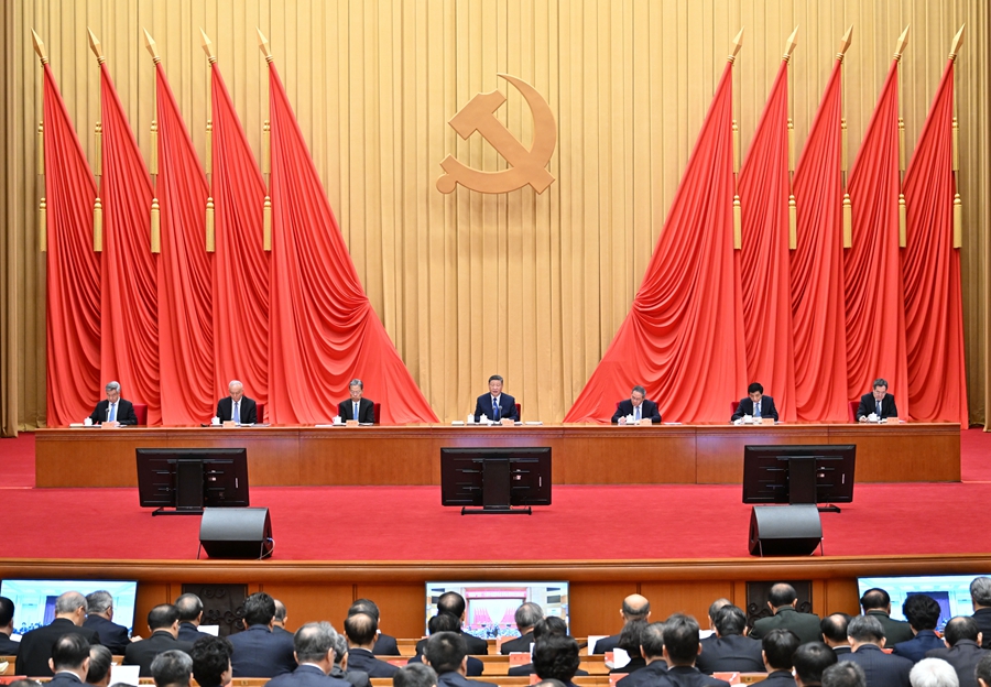 ??1月6日，中共中央總書記、國家主席、中央軍委主席習(xí)近平在中國共產(chǎn)黨第二十屆中央紀(jì)律檢查委員會第四次全體會議上發(fā)表重要講話。李強(qiáng)、趙樂際、王滬寧、蔡奇、丁薛祥、李希出席會議。